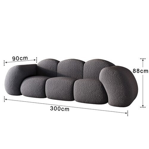 Cloud-Shaped Designer Sofa – Ultra-Plush Modern Luxury Seating-Sofa Set