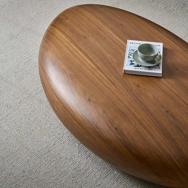 ChandelierDecor - Modern Walnut Coffee Table