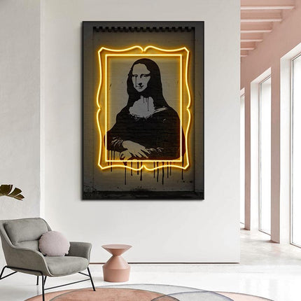 ChandelierDecor - Mona Lisa Neon Wall Art