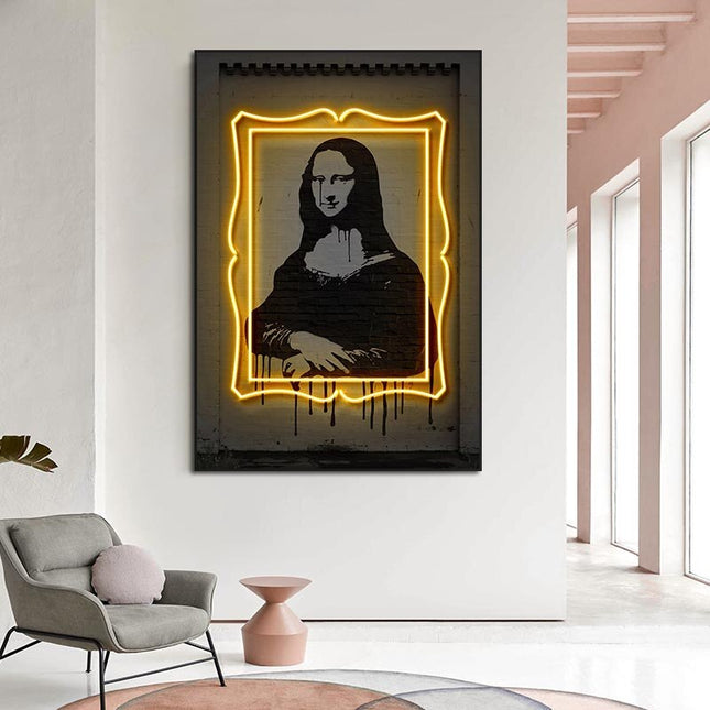 ChandelierDecor - Mona Lisa Neon Wall Art