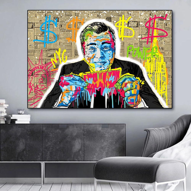 ChandelierDecor - Money Dollar Canvas Wall Art