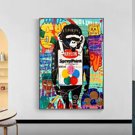ChandelierDecor - Monkey Men Canvas Wall Art