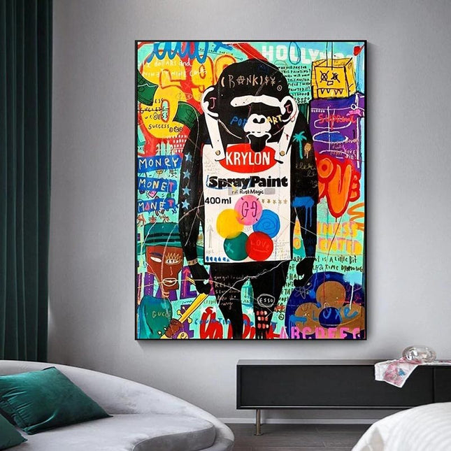 ChandelierDecor - Monkey Men Canvas Wall Art