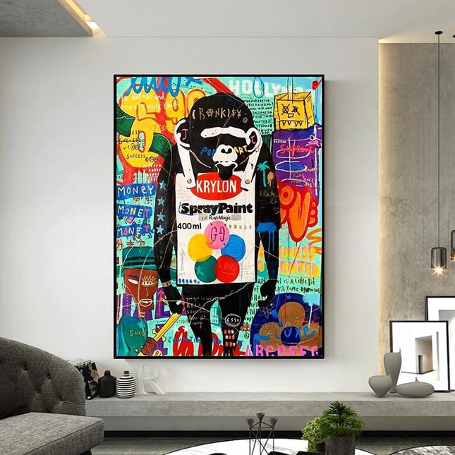 ChandelierDecor - Monkey Men Canvas Wall Art