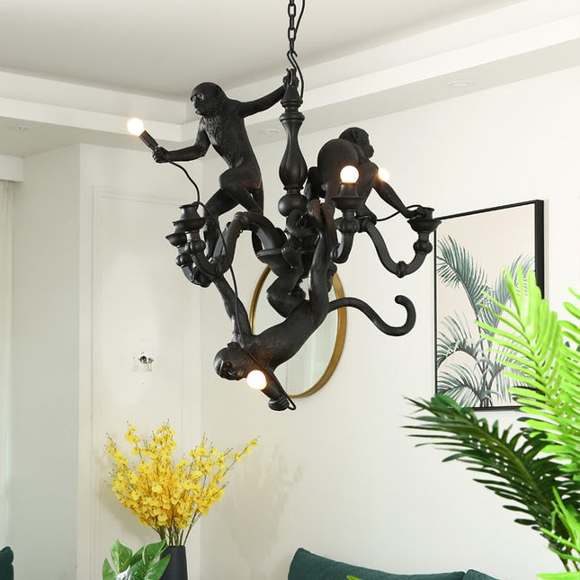ChandelierDecor - Monkeys Chandelier Luxurious Ceiling Lamp