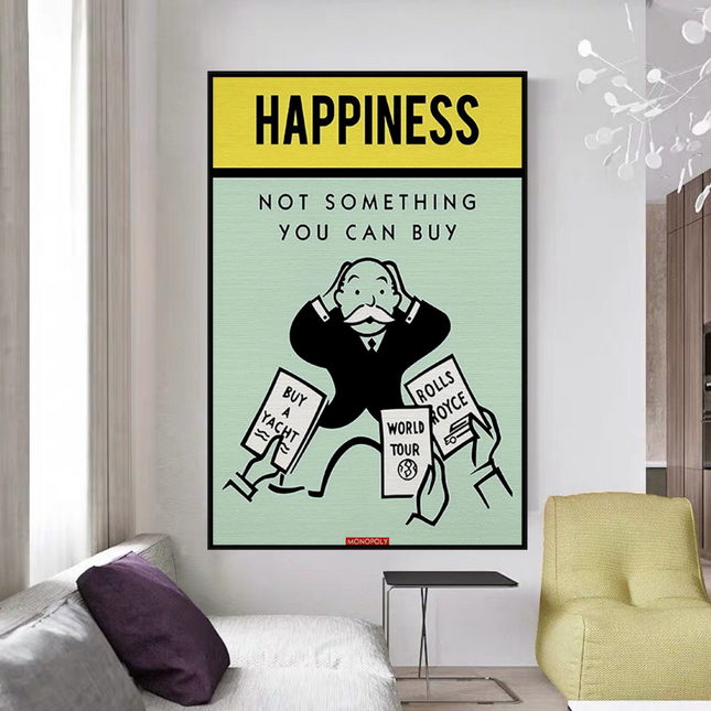 ChandelierDecor - Monopoly Canvas Wall Art: Not Something You Can Buy