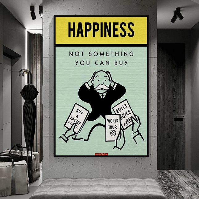 ChandelierDecor - Monopoly Canvas Wall Art: Not Something You Can Buy