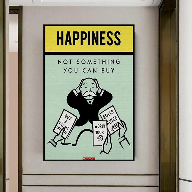 ChandelierDecor - Monopoly Canvas Wall Art: Not Something You Can Buy
