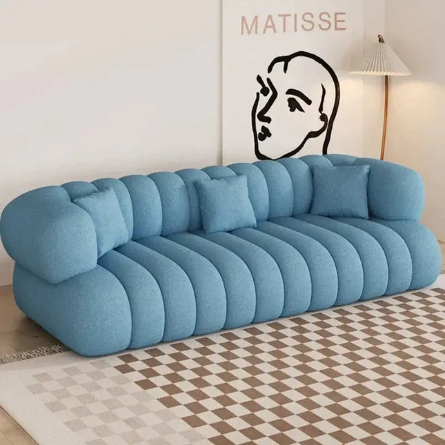 Linear Nordic Style Designer Sofa Set-Sofa Set