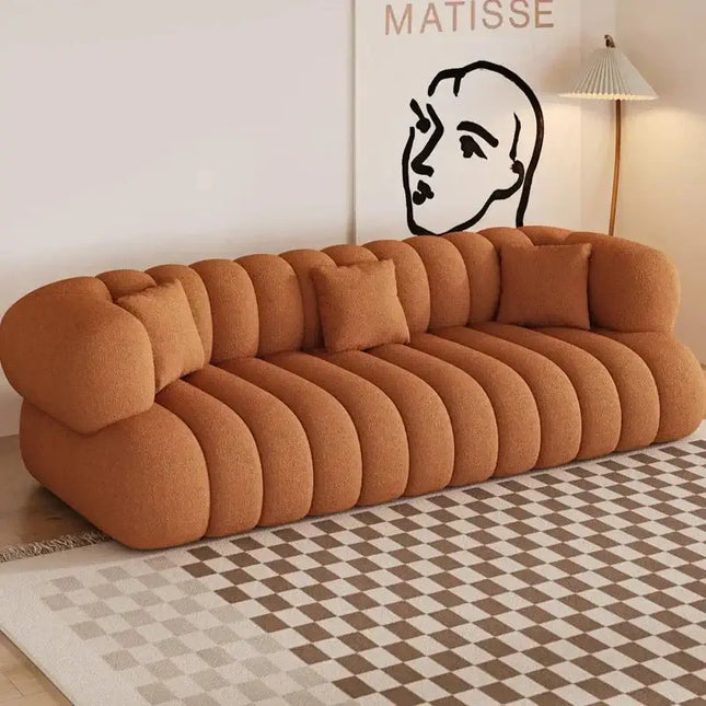 Linear Nordic Style Designer Sofa Set-Sofa Set