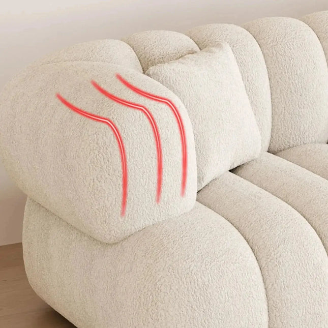 Linear Nordic Style Designer Sofa Set-Sofa Set