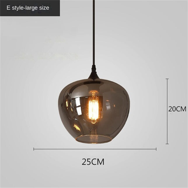 ChandelierDecor - Nordic Glass LED Pendant Lights: Stylish Illumination