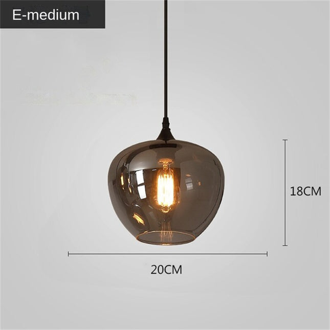 ChandelierDecor - Nordic Glass LED Pendant Lights: Stylish Illumination