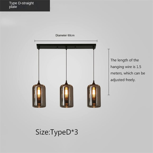 ChandelierDecor - Nordic Glass LED Pendant Lights: Stylish Illumination