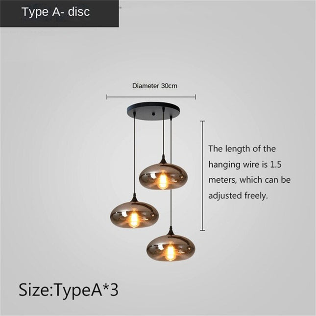 ChandelierDecor - Nordic Glass LED Pendant Lights: Stylish Illumination
