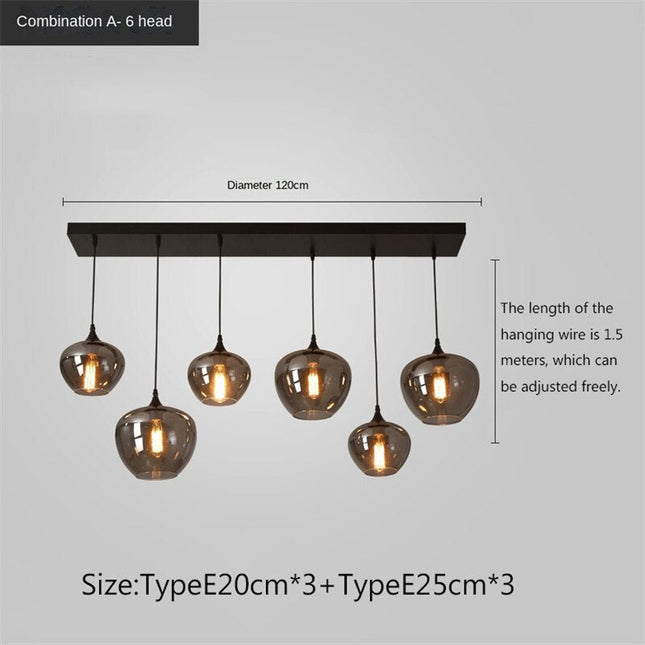 ChandelierDecor - Nordic Glass LED Pendant Lights: Stylish Illumination