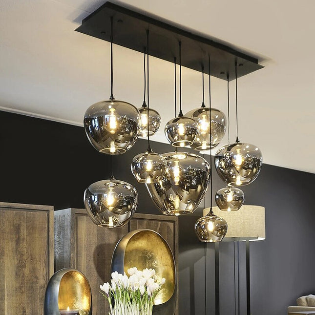 ChandelierDecor - Nordic Glass LED Pendant Lights: Stylish Illumination