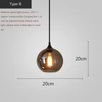 Style B-diamètre 20 cm / Lumière chaude 3000k