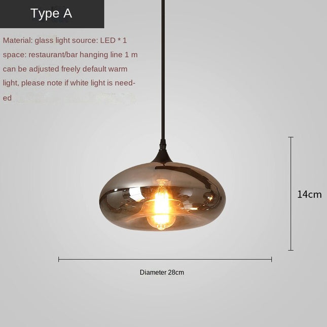 ChandelierDecor - Nordic Glass LED Pendant Lights: Stylish Illumination