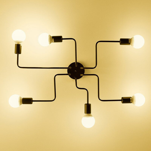 ChandelierDecor - Nordic Industrial Semi Flush Mount Ceiling Lamp