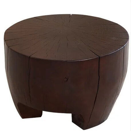 ChandelierDecor-Nordic Modern Round Coffee Table - Solid Wood