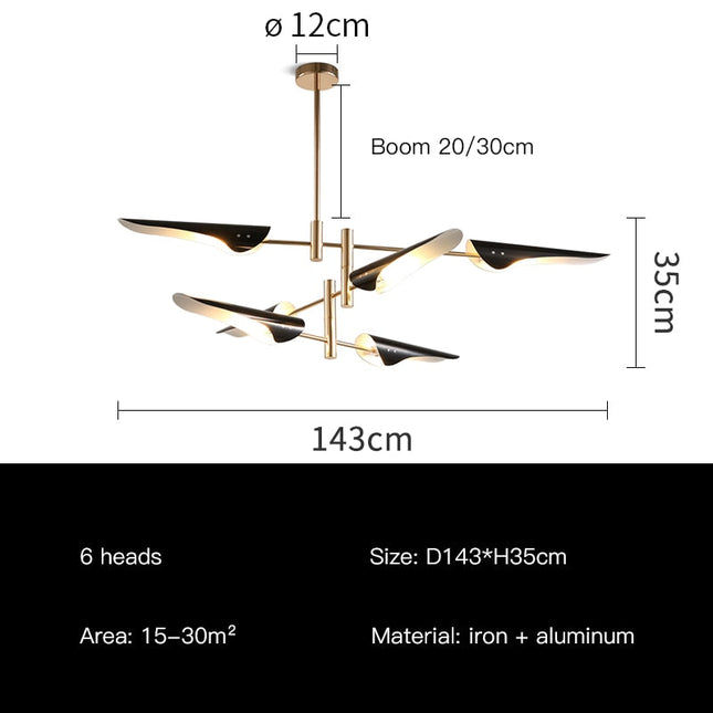 ChandelierDecor - Nordic Pendant Chandelier: Stylish Lighting Fixture
