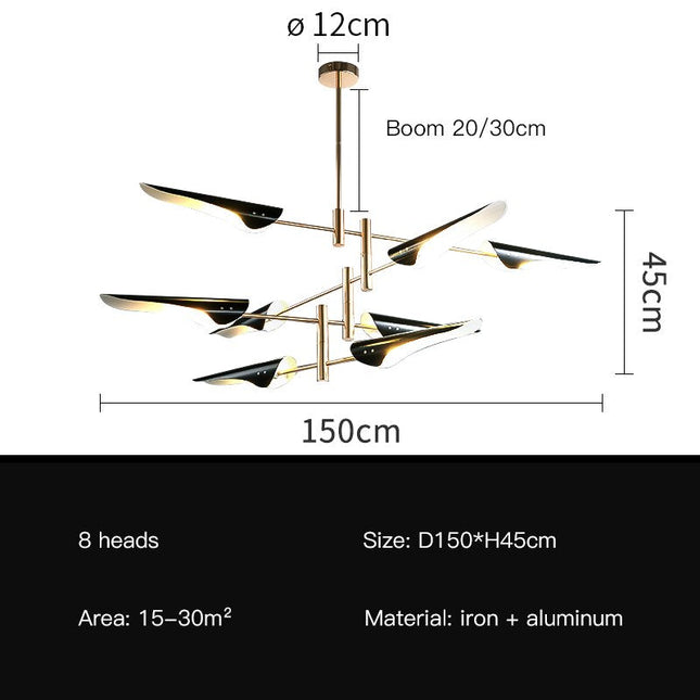 ChandelierDecor - Nordic Pendant Chandelier: Stylish Lighting Fixture