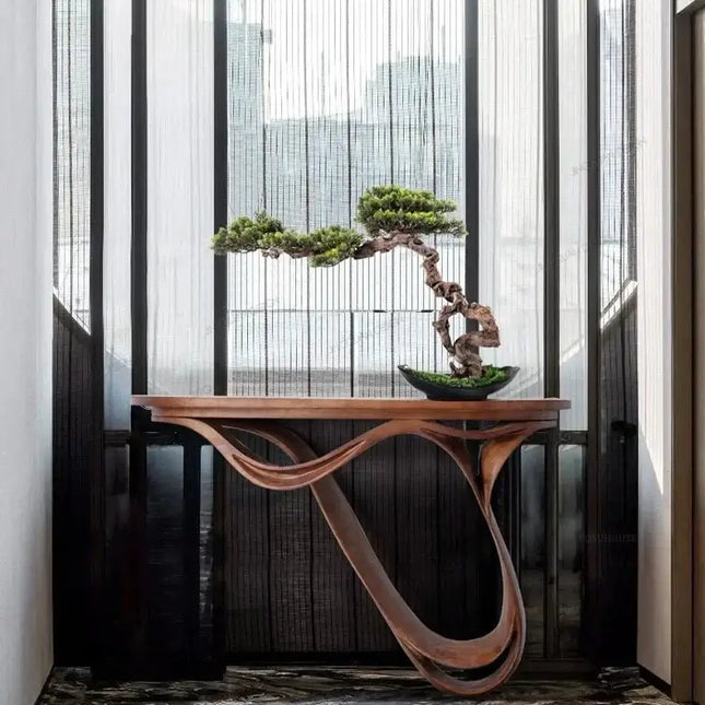 ChandelierDecor - Oak Console Table