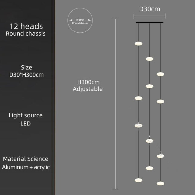 ChandelierDecor - Oval Pendant Chandelier - Illuminate Your Space