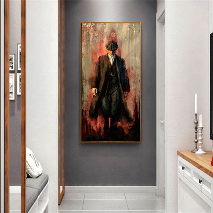 ChandelierDecor - Peaky Blinders Drama Tommy Shelby Canvas Wall Art