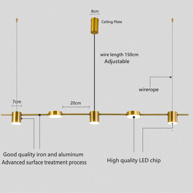 ChandelierDecor - Pendant Ceiling Light: Stylish Illumination for Dining