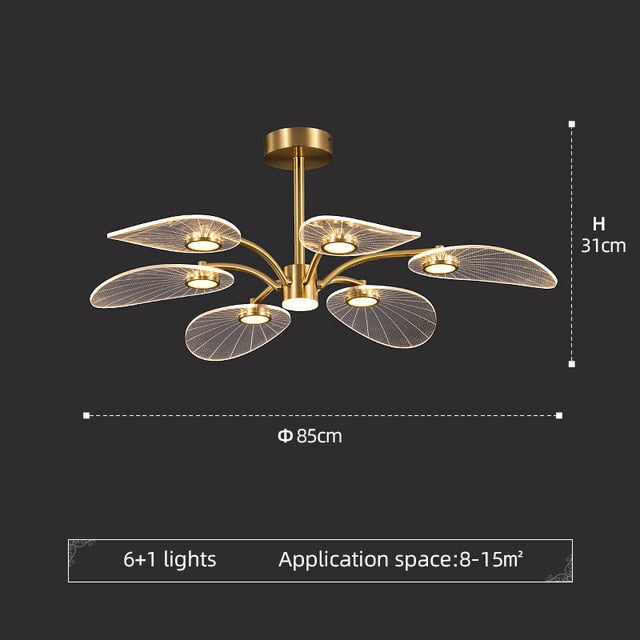 ChandelierDecor - Petals Chandelier: Illuminate Your Space with Grace