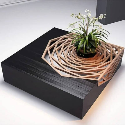 ChandelierDecor-Piano Shaped Coffee Table - Musical Theme Decor