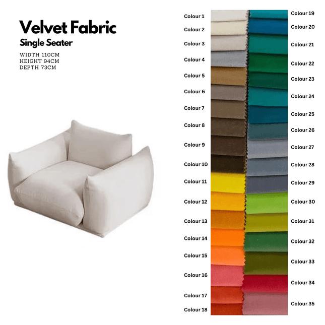 ChandelierDecor - Pillow Sofa Set – Elegant Living Room Comfort
