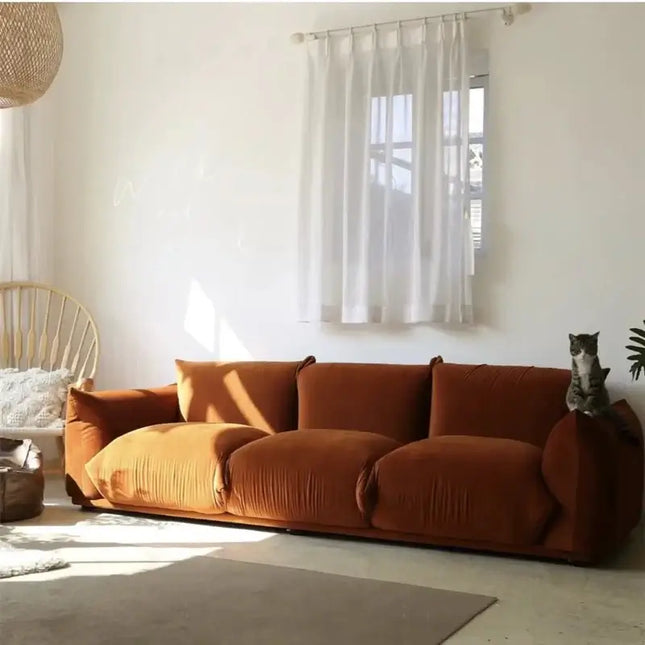ChandelierDecor - Pillow Sofa Set – Elegant Living Room Comfort
