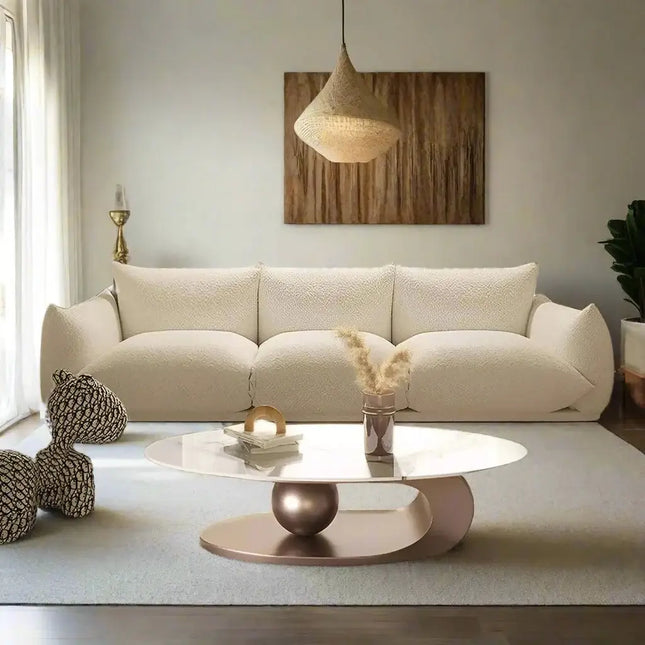 ChandelierDecor - Pillow Sofa Set – Elegant Living Room Comfort