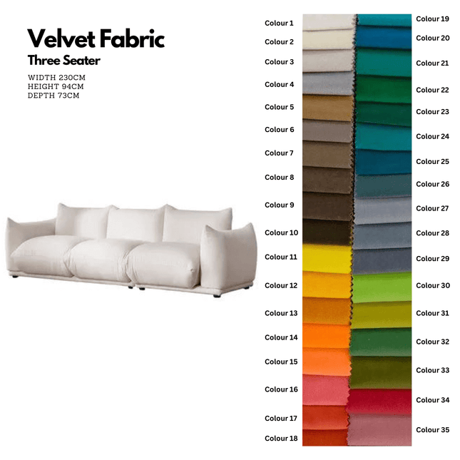 ChandelierDecor - Pillow Sofa Set – Elegant Living Room Comfort