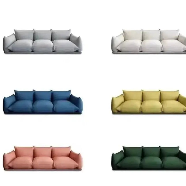 ChandelierDecor - Pillow Sofa Set – Elegant Living Room Comfort