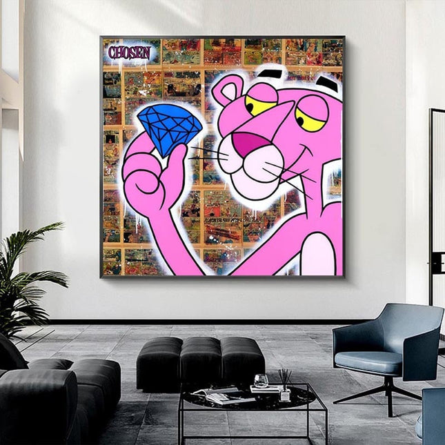 ChandelierDecor - Playful and Expressive - Pink Panther Poster