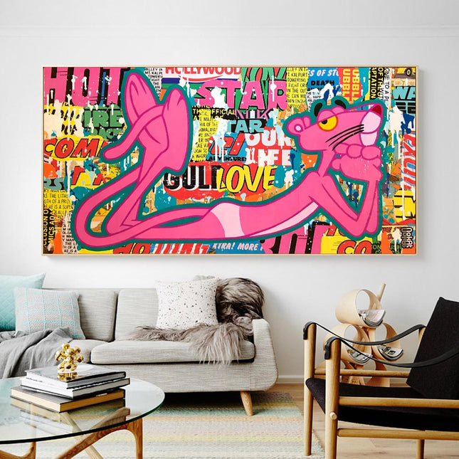 ChandelierDecor - Playful and Stylish - Pink Panther Poster Art
