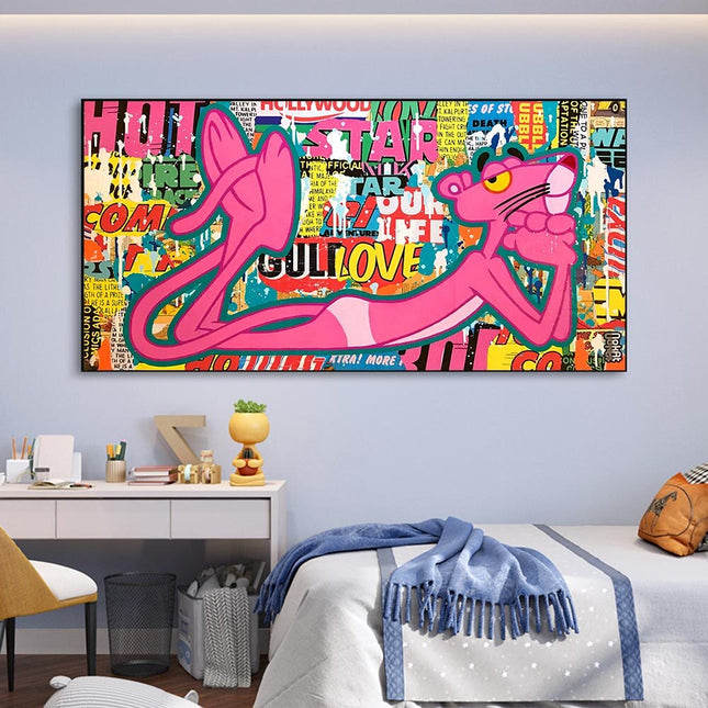 ChandelierDecor - Playful and Stylish - Pink Panther Poster Art