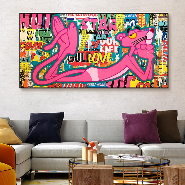 ChandelierDecor - Playful and Stylish - Pink Panther Poster Art