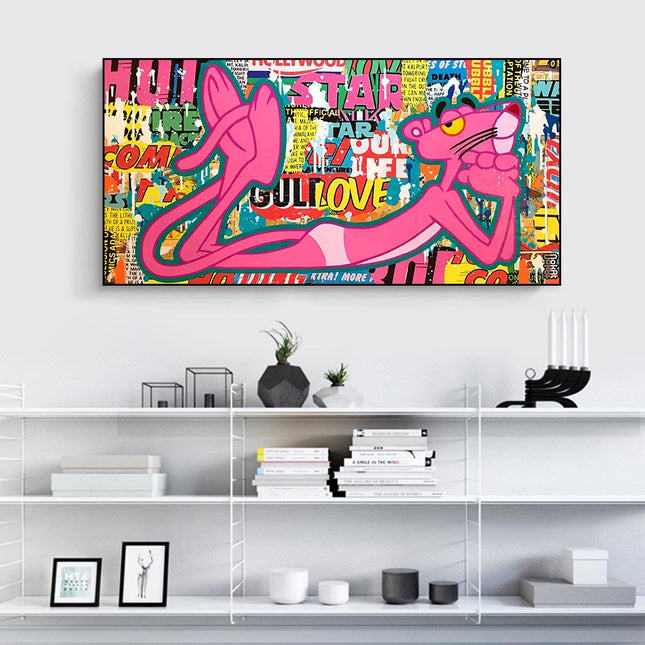 ChandelierDecor - Playful and Stylish - Pink Panther Poster Art