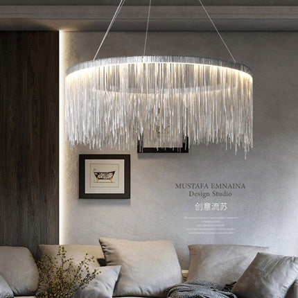 ChandelierDecor - Postmodern Style Living Room Chain Led Chandelier