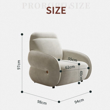 ChandelierDecor-Puff Recliner Chair – Cadeira Reclining Lounge