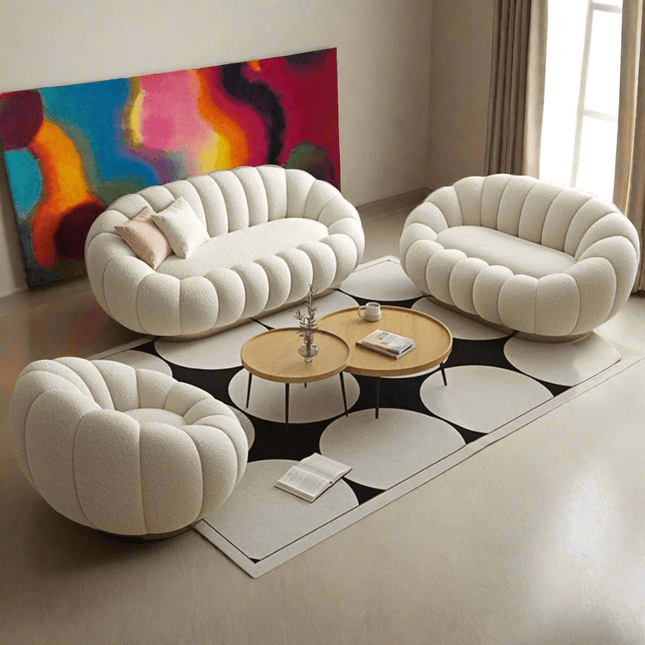 ChandelierDecor - Pumpkin Sofa Set – Puff Lounge Seating