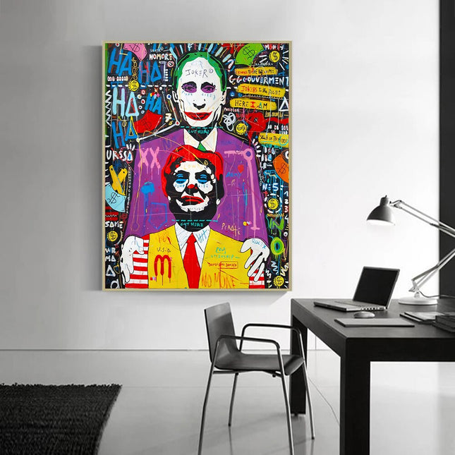 ChandelierDecor - Putin & Trump World Leaders Canvas Art