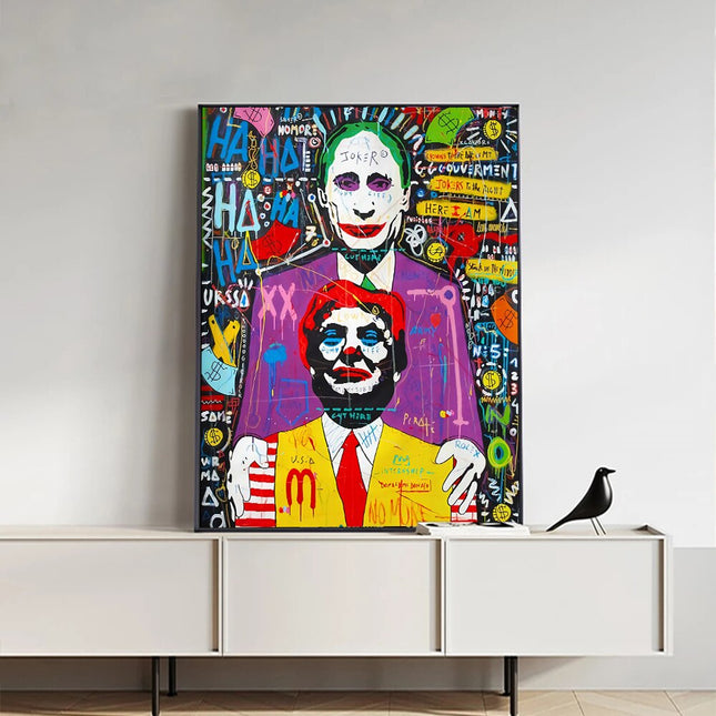 ChandelierDecor - Putin & Trump World Leaders Canvas Art
