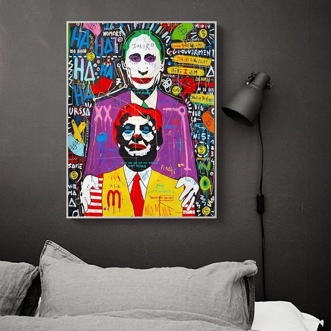 ChandelierDecor - Putin & Trump World Leaders Canvas Art