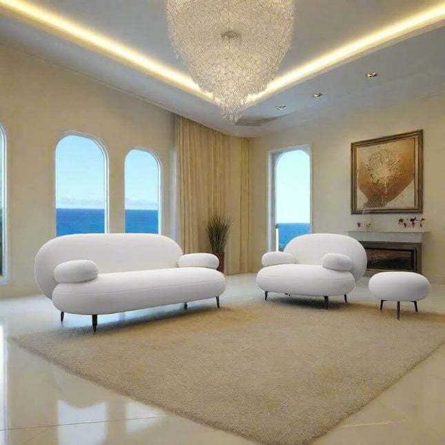 ChandelierDecor - Radius Round Sofa Set – Modern Living Room Comfort